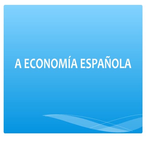 A economía española
