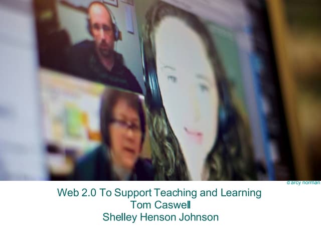 Aect2008: Web2.0 To Support Teaching and Learning