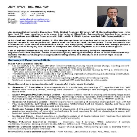 ATS Compliant Resume Template | PDF