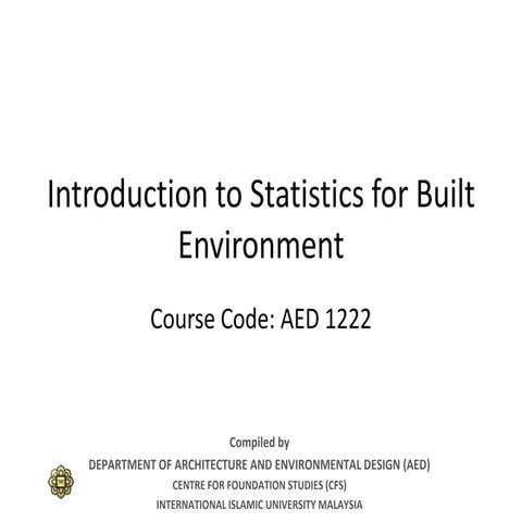 Aed1222 lesson 1 and 3