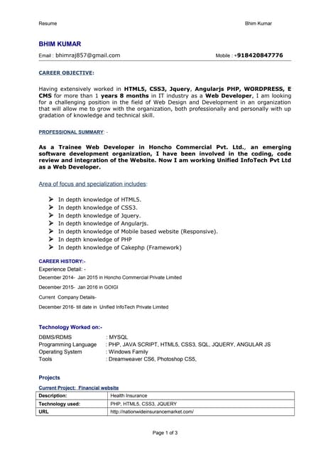 Resume
