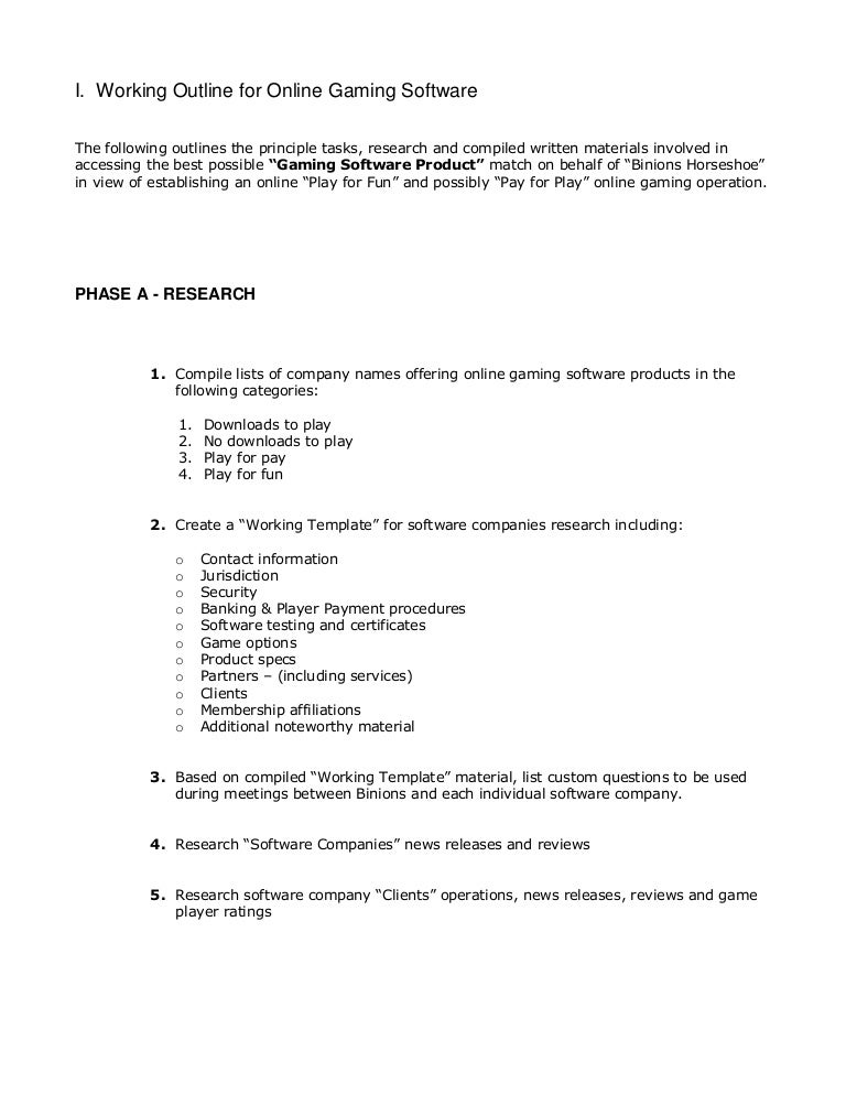 Work on research paper