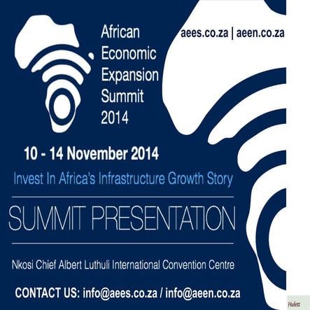 Aees summit 2014 bulk infrastructure leveraging economic growth and developme...