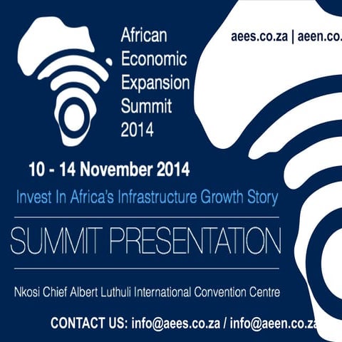 Aees summit 2014 bulk infrastructure planning for mixed use developments – co...