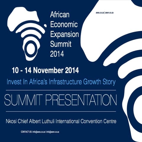 Aees summit 2014 national empowerment fund mr. phakamile madonsela
