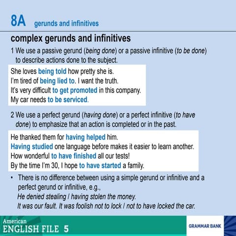 American English File - 5 - Unit 8A