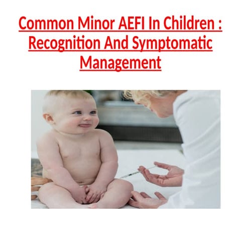 AEFI VACCINE 2.pptxsbbsbsababbsbs sbsbss | PPTX