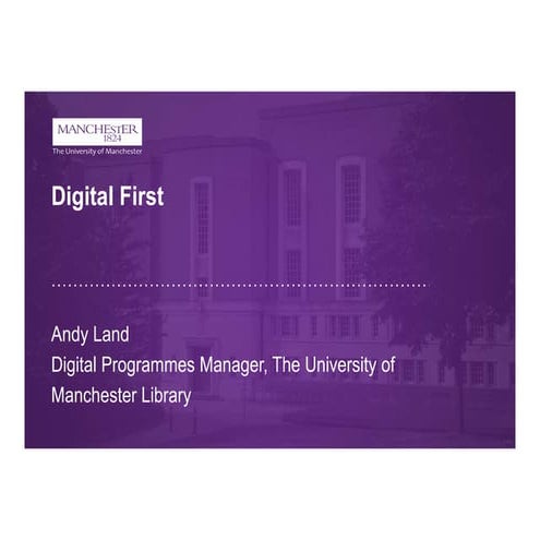 Digital first - Northern Collaboration Conference
