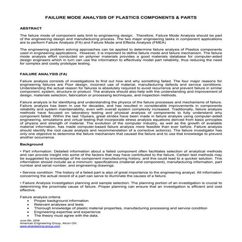 AEG – Failure Analysis Services