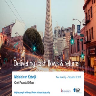 Aegon A&I Conference: Delivering ca...