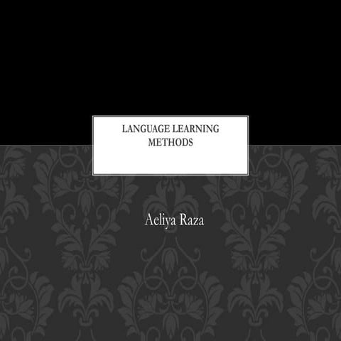 GTM, DM,GTM vs DM, Language Learning and Teaching methods , Grammar translati...