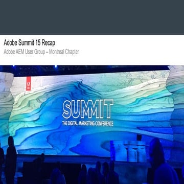 Resum Adobe Summit 2015 