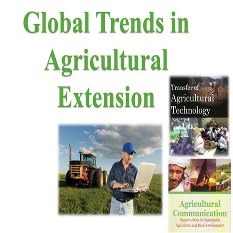 Global Trends in Agricultural Extension