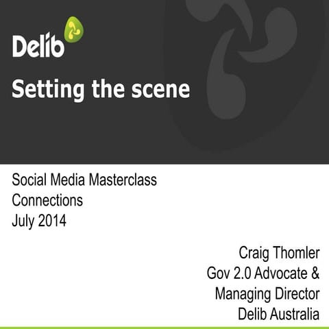 Setting the scene: emergencies in social media