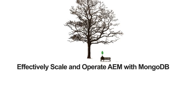 Effectively Deploying MongoDB on AEM