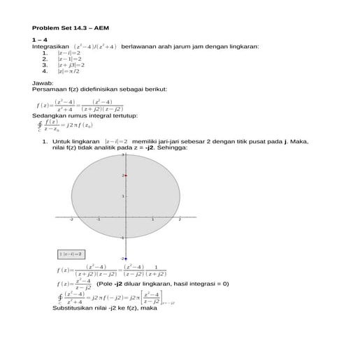 Aem problem set 14.3 (matematika teknik)