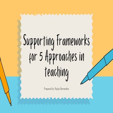 Supporting Frameworks for Effective Teaching: Differentiated ...