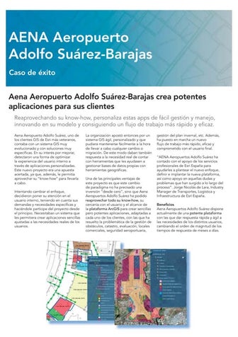 Aena Aeropuerto Adolfo Suárez-Barajas crea potentes aplicaciones para sus cli...