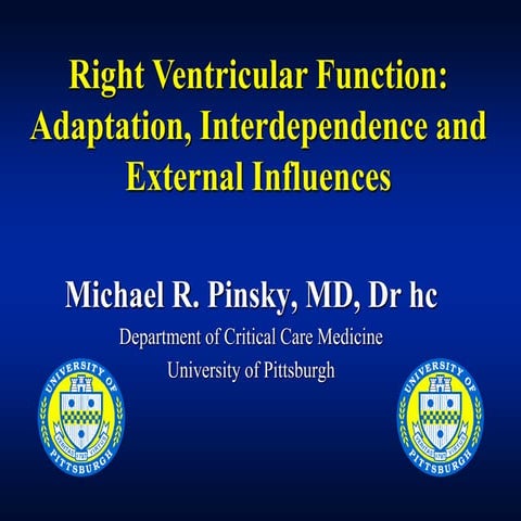 Acute right heart failure: Adaptation, interdependence and external ...