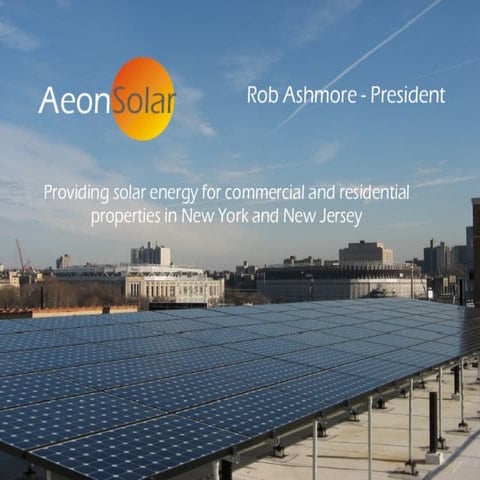 Rooftop Solar Presentation | PPT