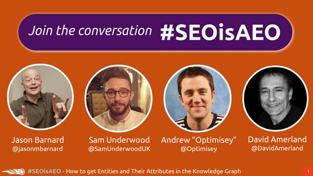 #SEOisAEO: How to get Entities and Their Attributes in the Knowledge Graph