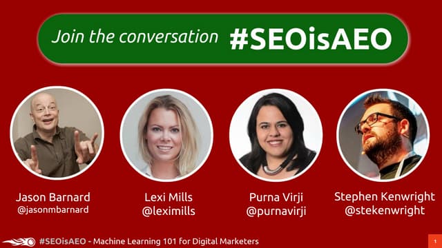 #SEOisAEO: Machine Learning 101: The how, the why and … what ML means to us a...