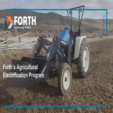 Forth's Agricultural Electrification Program by Adrian Gomez | PPT