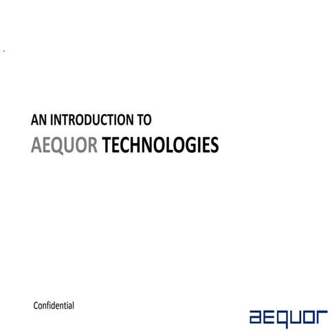 Aequor technologies - Global IT Company NJ