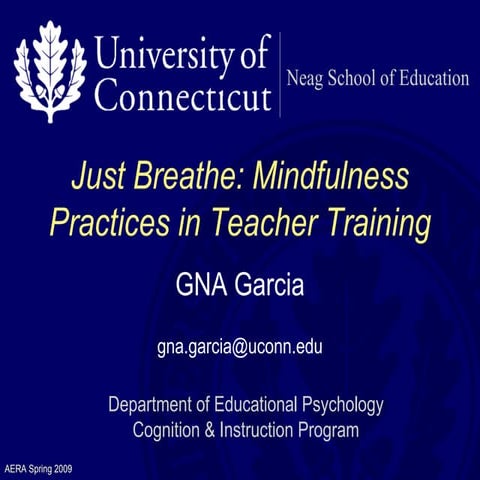 Just Breathe: Mindfulness Practices in Teacher Training
