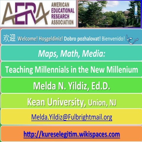 Aera 2013 maps math media pt 1
