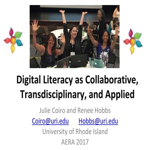 Digital Literacy as Collaborative, Transdisciplinary, and Applied 