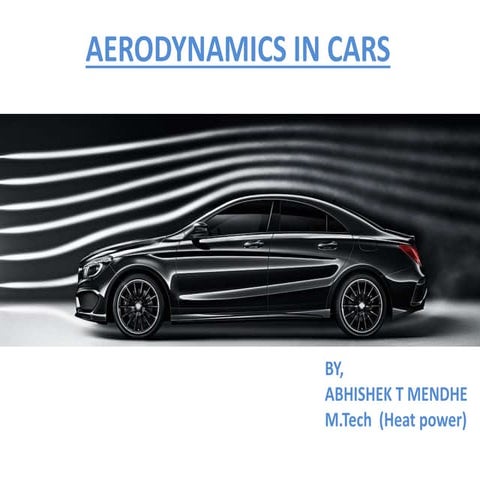 Aerodynamics in cars