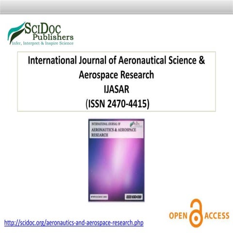 Aeronautics and aerospace research journal-sci docpublishers