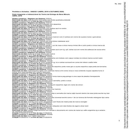Aeroporto Guarulhos produtos esquecidos 2019