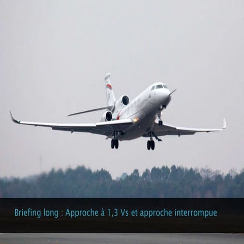 Formation FI(A) : Approche à 1.3 Vs et API (Briefing long AéroPyrénées)