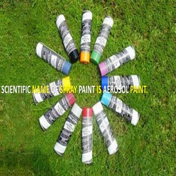 Aerosol marking paint