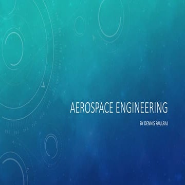 Aerospace engineering