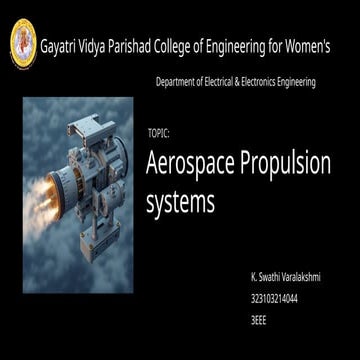 Comprehensive Overview of Aerospace Propulsion Systems and Innovations ...