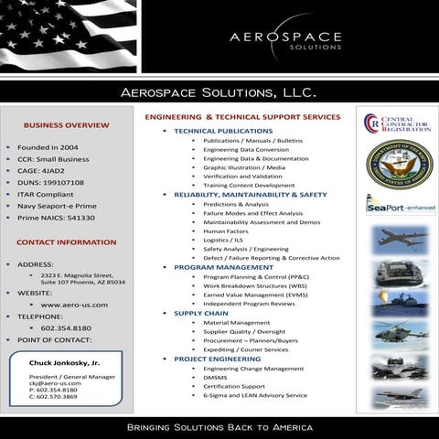 Aerospace Solutions Llc Overview Ckj