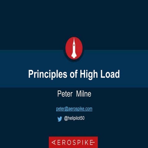 Principles of High Load - Vilnius January 2015