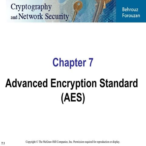 Adnaved encryption standrad slides(aes).ppt