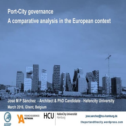 Port-City governance. A comparative analysis in the European context.