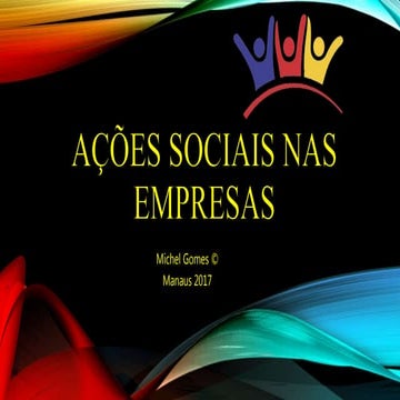 Ações Sociais nas Empresas