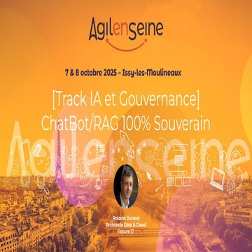 [Track IA et Gouvernance] ChatBot/RAG 100% Souverain