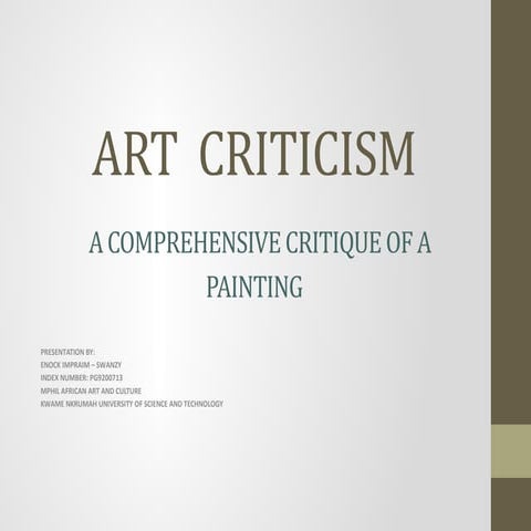 Art Criticism