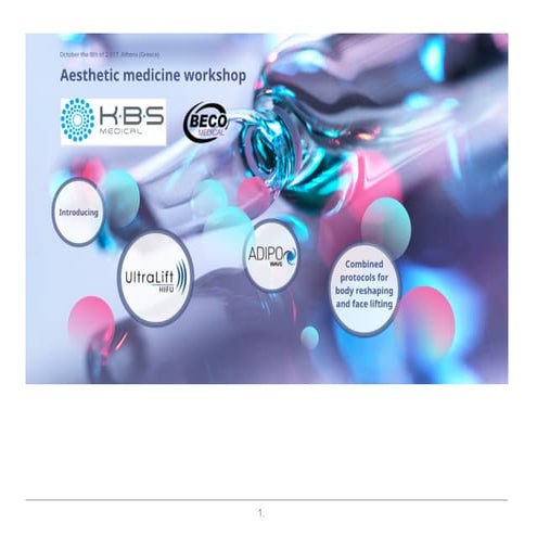 Aesthetic medicine workshop. athens. october 2.017