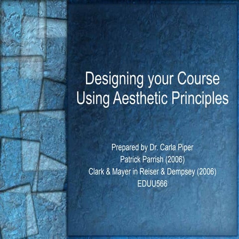 Aesthetic considerations in design | PDF