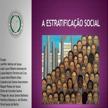 A Estratificação social | PPTX