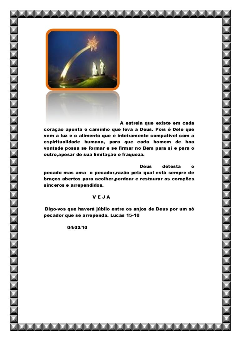 Texto A Estrela Que Deus Mandou A Terra Com Interpretação