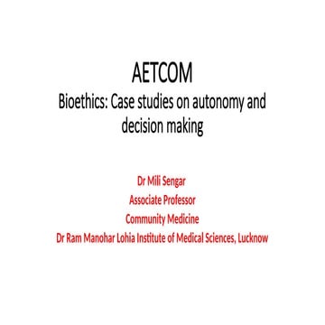 FOR STUDENT Aetcom MBBS CBME ETHICS AND | PPTX